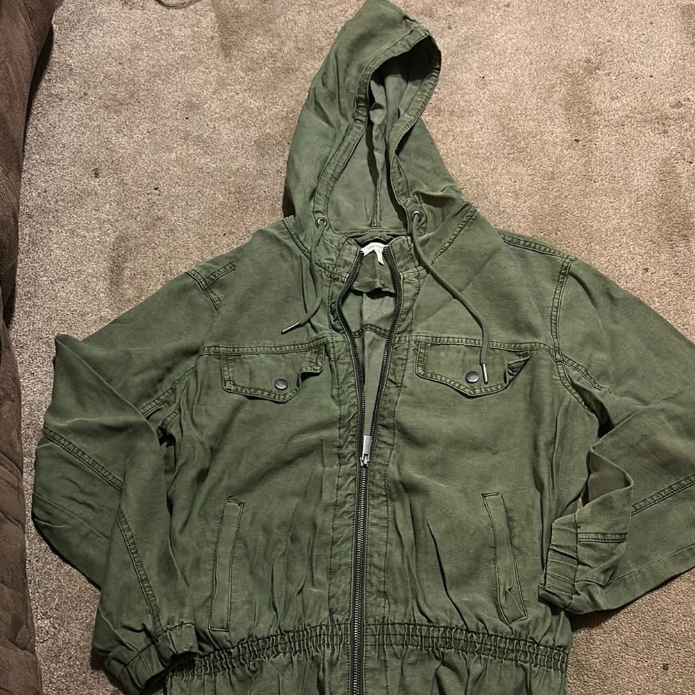 Maurices Olive Zip-Up Jacket